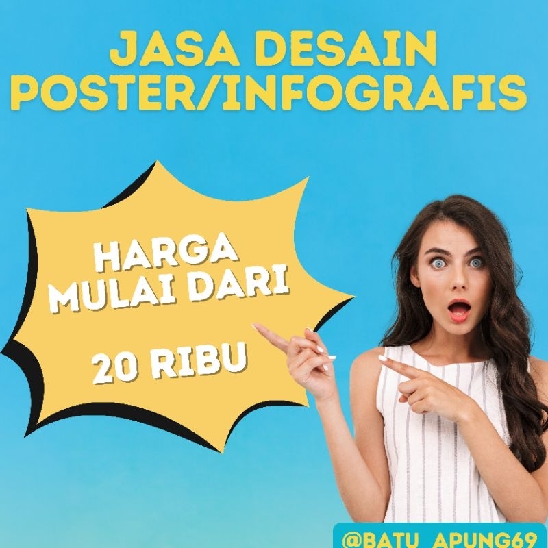 Jasa desain poster/infografis