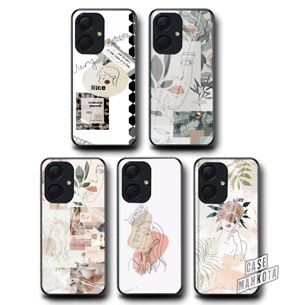 Case Kaca Samsung A05 A05s - Casing Hp Samsung A05 A05s - Softcase Kaca Glossy Samsung AO5 A05s - Ca