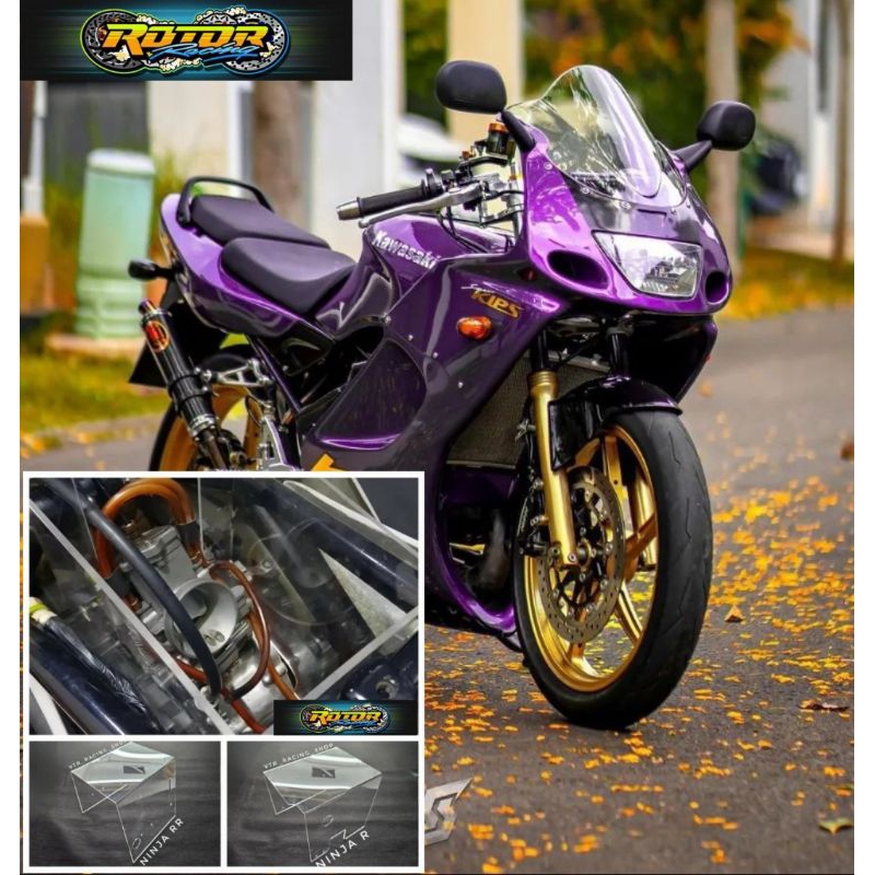 Tabokan filter Ninja RR old RR new bahan full akrilik tebal 3mm pnp Ninja RR