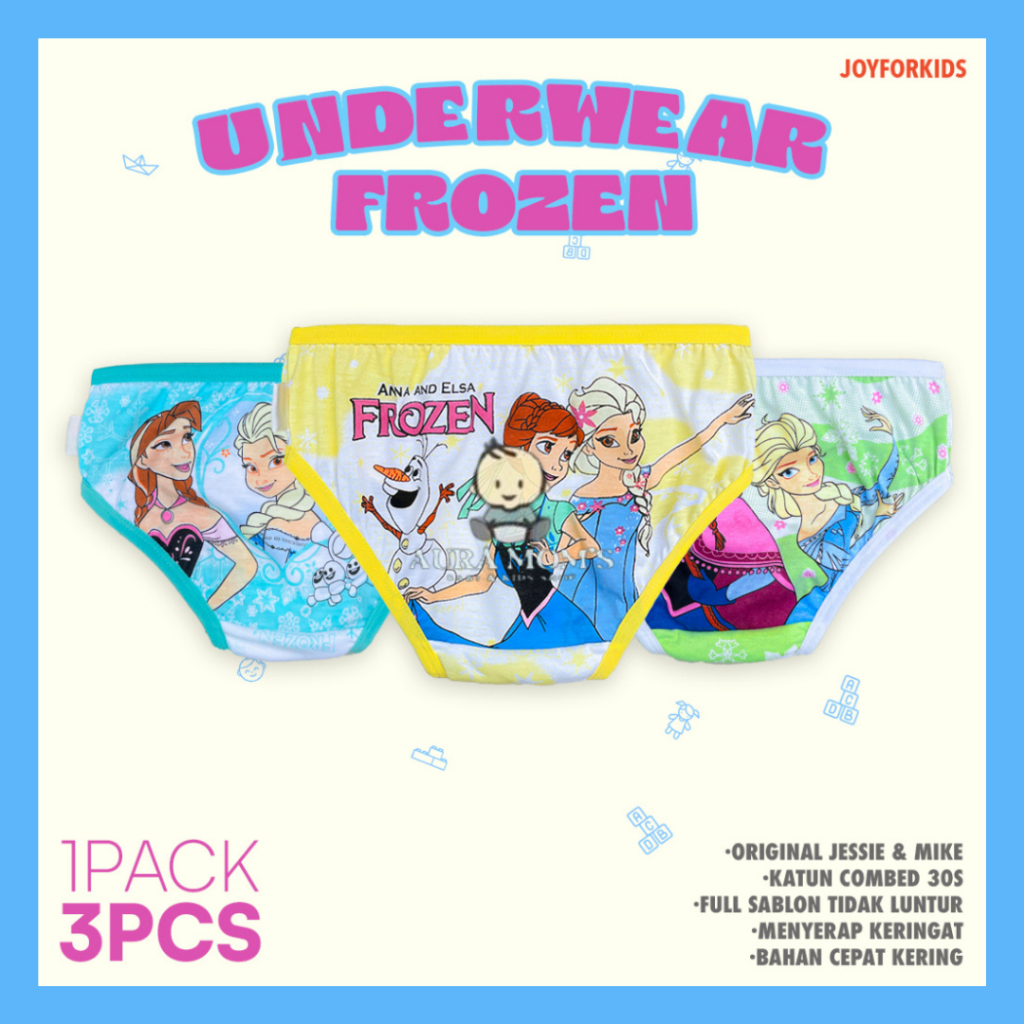 Celana dalam anak cewek Jessie & Mike ori cd anak jessie & mike ori