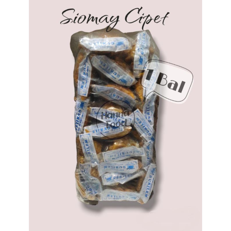 

SIOMAY CIPET SIOMAY SEGITIGA 1 BAL ASLI GURILEM (20 BGKS / 100 PCS)
