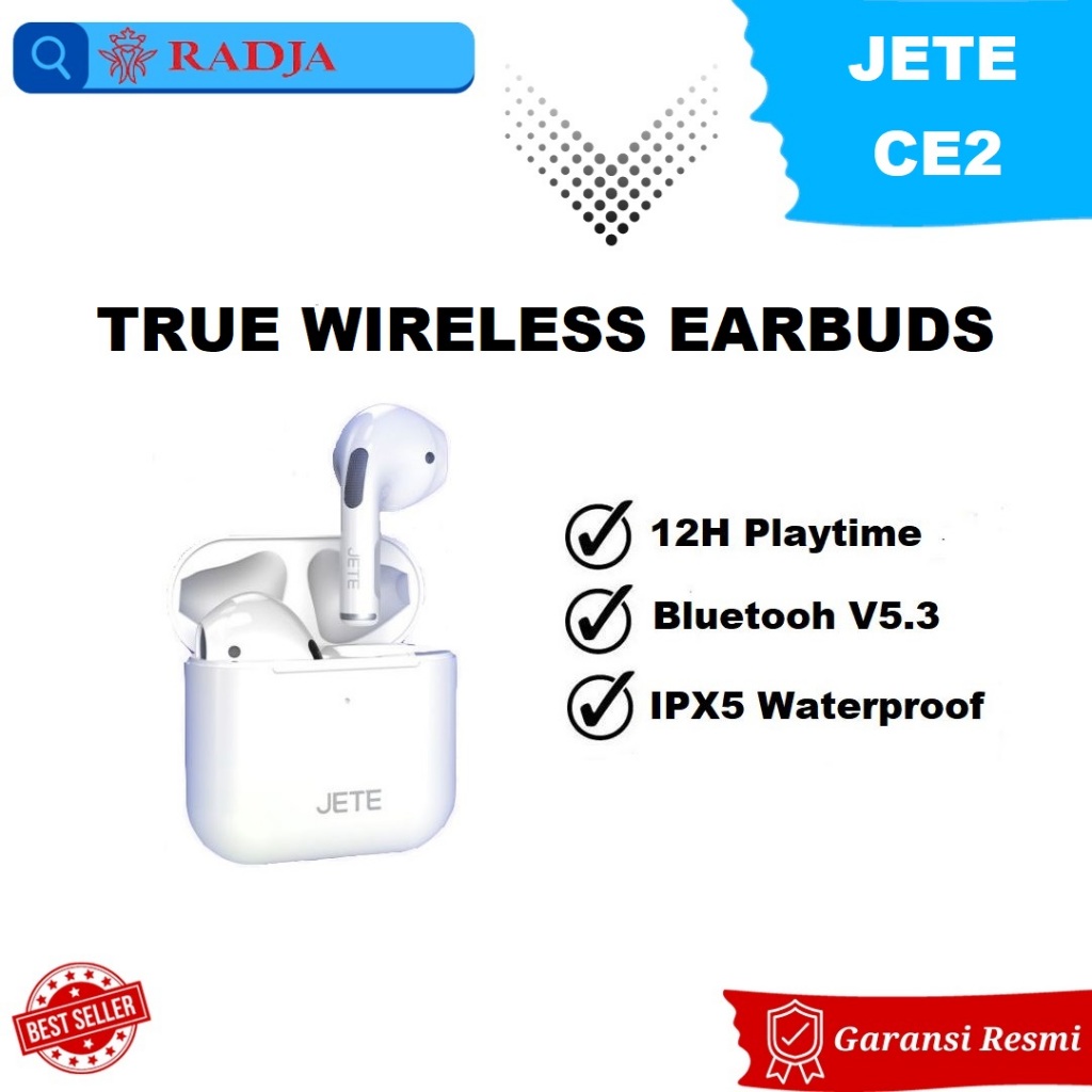 Jete CE2 Headset Bluetooth True Wireless Earbuds