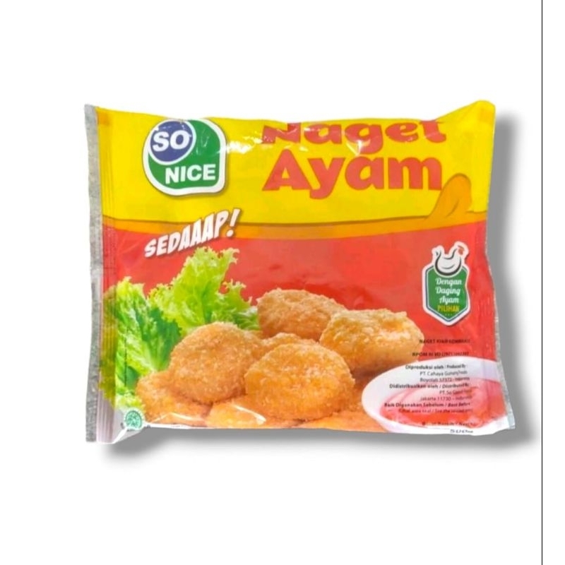 

Nugget Ayam SoNice 500g