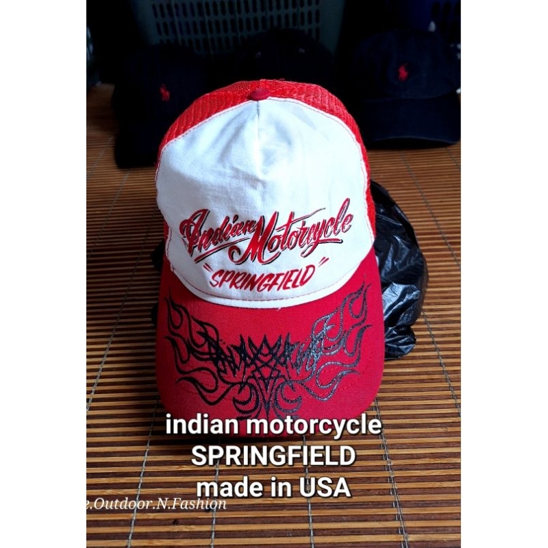 Topi Trucker INDIAN MOTORCYCLE SPRINGFIELD USA