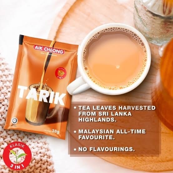 

aik cheong teh tarik sachetan / eceran