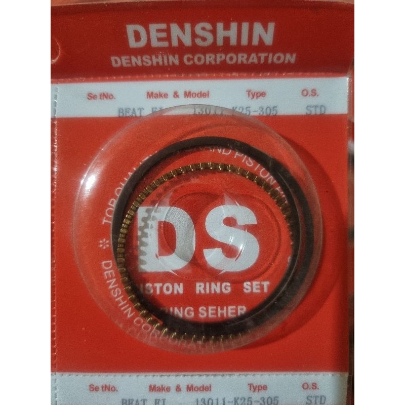 RING SEHER / RING PISTON BEAT FI 2012-2014 (KZL, K25) DENSHIN