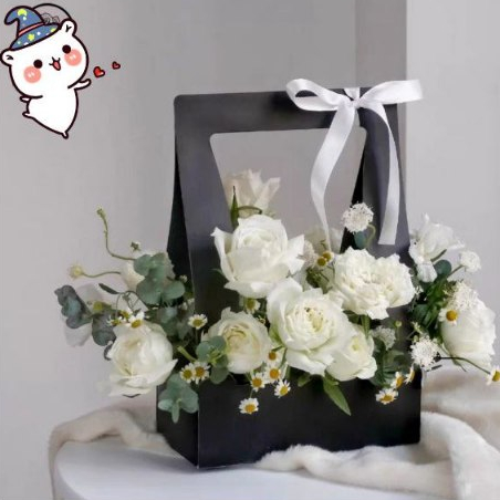 

B26 Kotak Tenteng Bunga | Flower Box | Box Bunga | Tas Bunga | Kotak Kado | Handy Bag | Box Floral | Florist | Plong