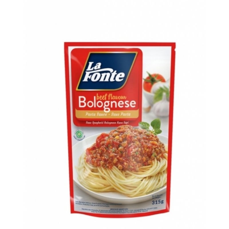 

La fonte sauce bolognese 315gr / saus bolognese lafonte 315gr / saus spaghetti bolognese