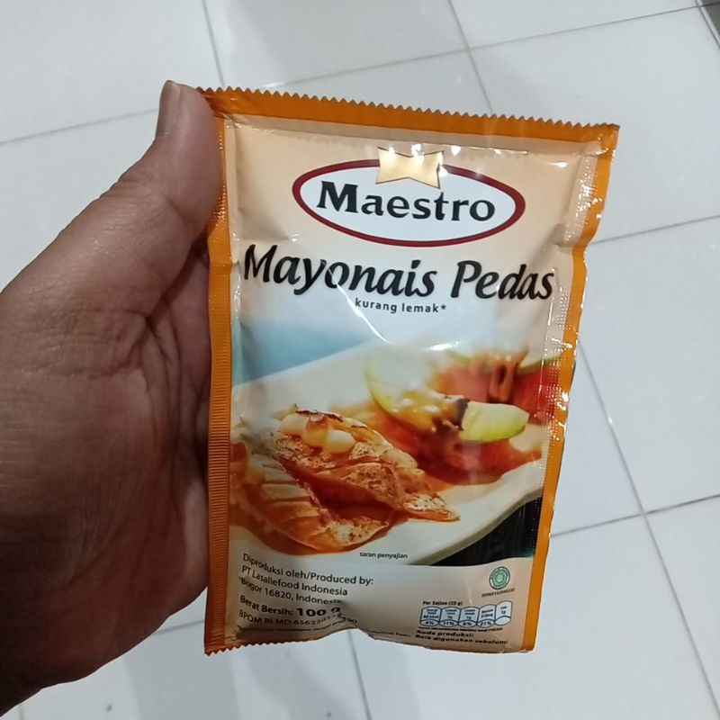 

Mahbubah - Maestro 100 g Mayonais Pedas Sachet