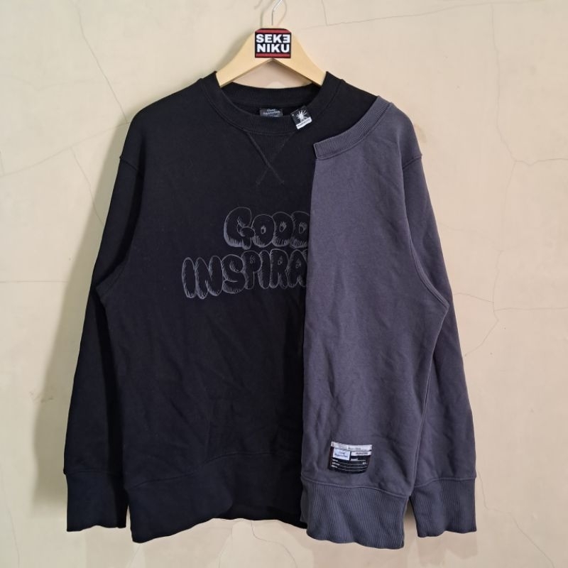 Crewneck Good Inspiration MIHARA YASUHIRO x GU Uniqlo like new bahan babyteri
