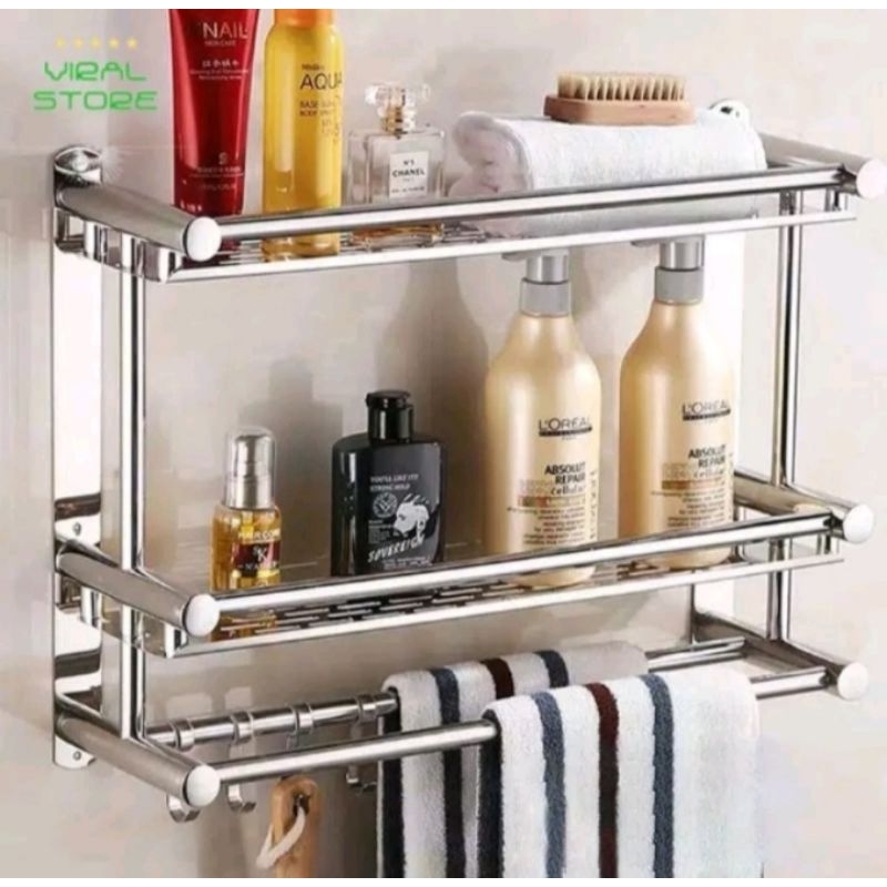 rak kamar mandi stainless steel