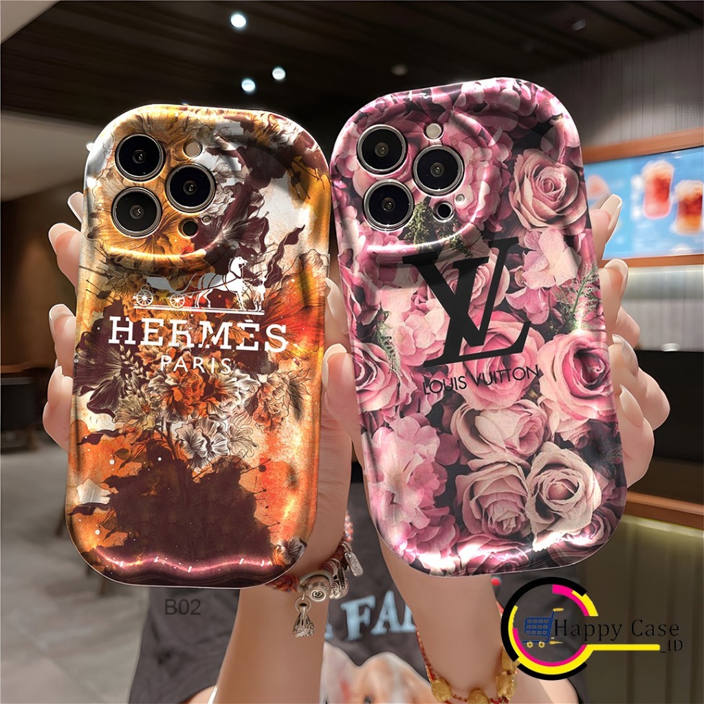 SOFTCASE CASE CASING MELTING CUSTOM GLOSSY FLOWERS UNTUK SAMSUNG J2 PRIME GRANDPRIME A02S A03 CORE A