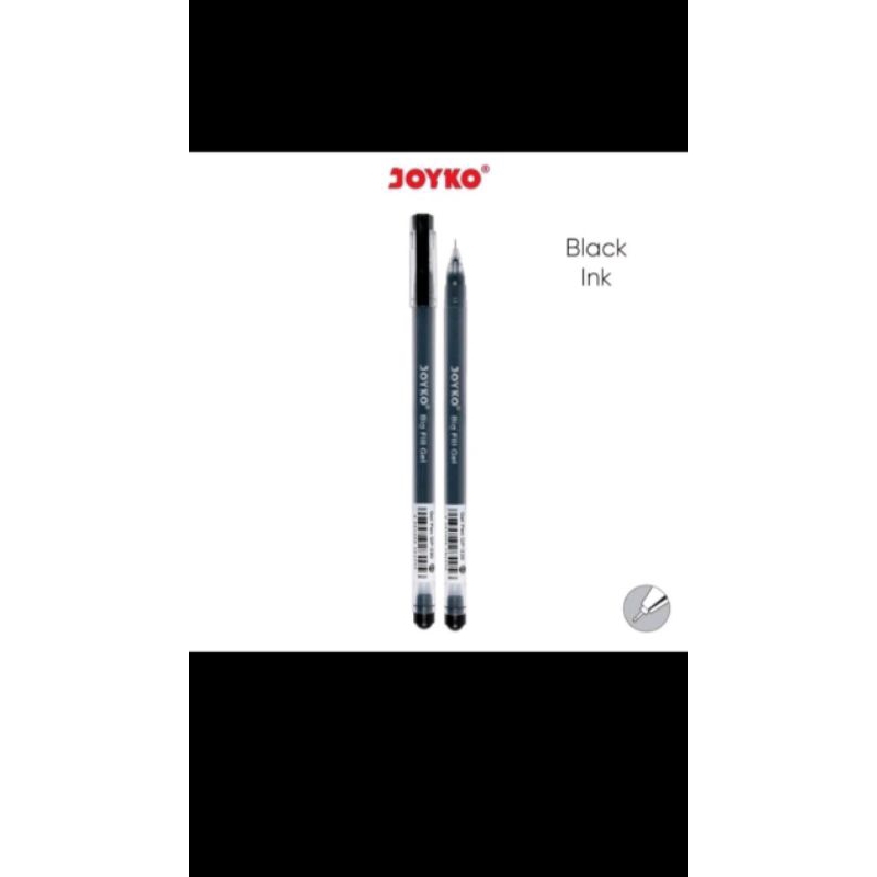 

pulpen joyko Gel hitam-hitam big fill eceran Gel -330