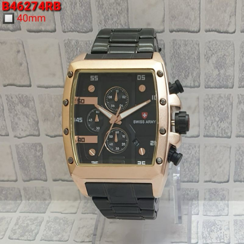 Jam Tangan Pria Chrono Aktif - Tanggal Aktif - Jam Tangan Chronograph