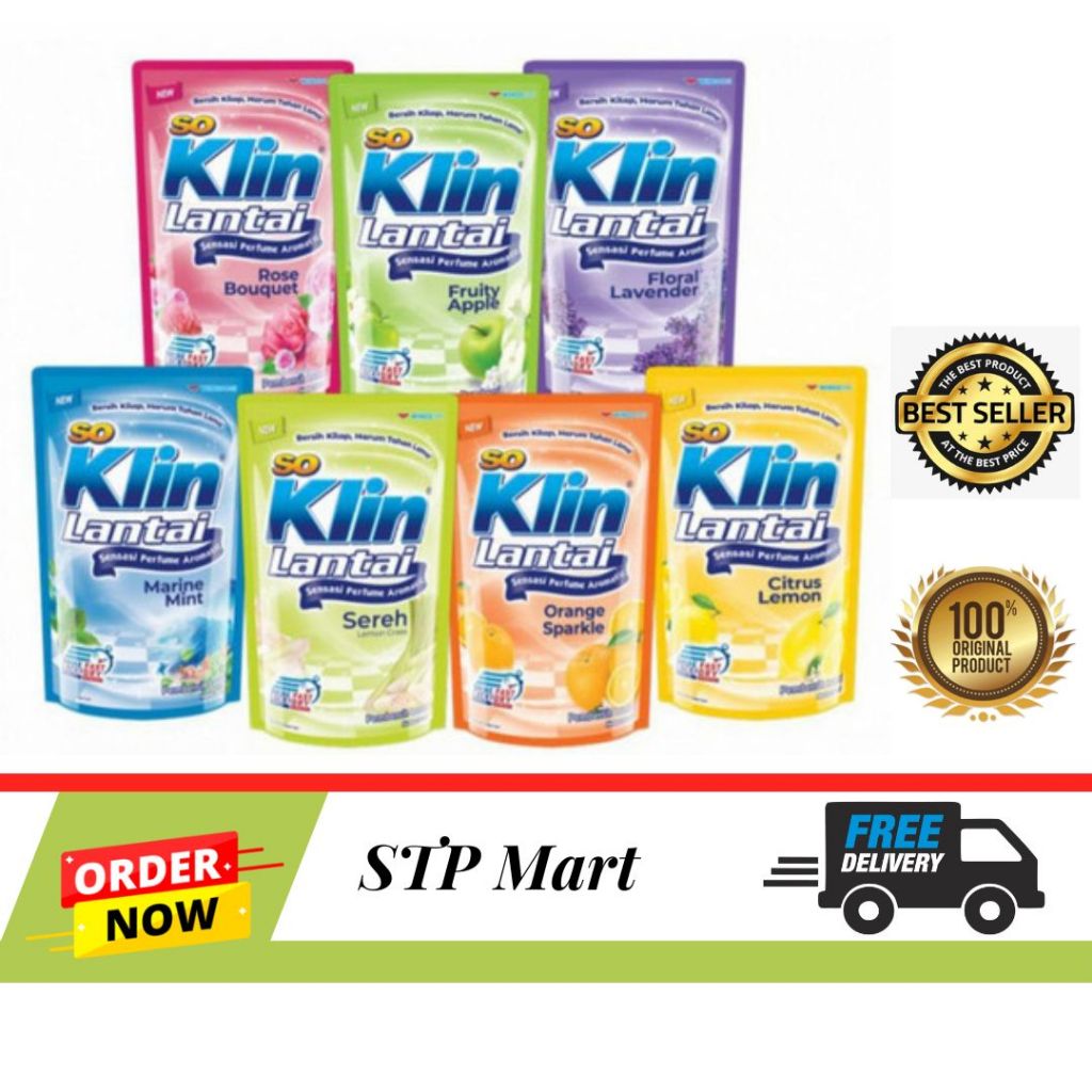 SOKLIN PEMBERSIH LANTAI 780 ML // SOKLIN LANTAI