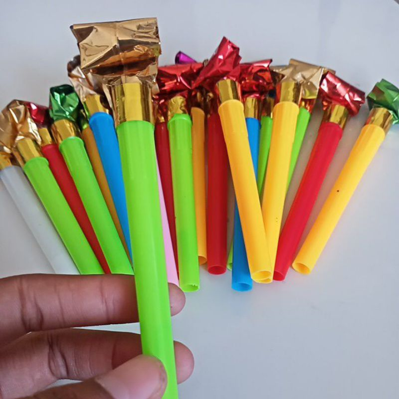 1 PACK 10 PCS PELUIT LIDAH / PELUIT LIDAH JULUR / PELUIT ULANG TAHUN