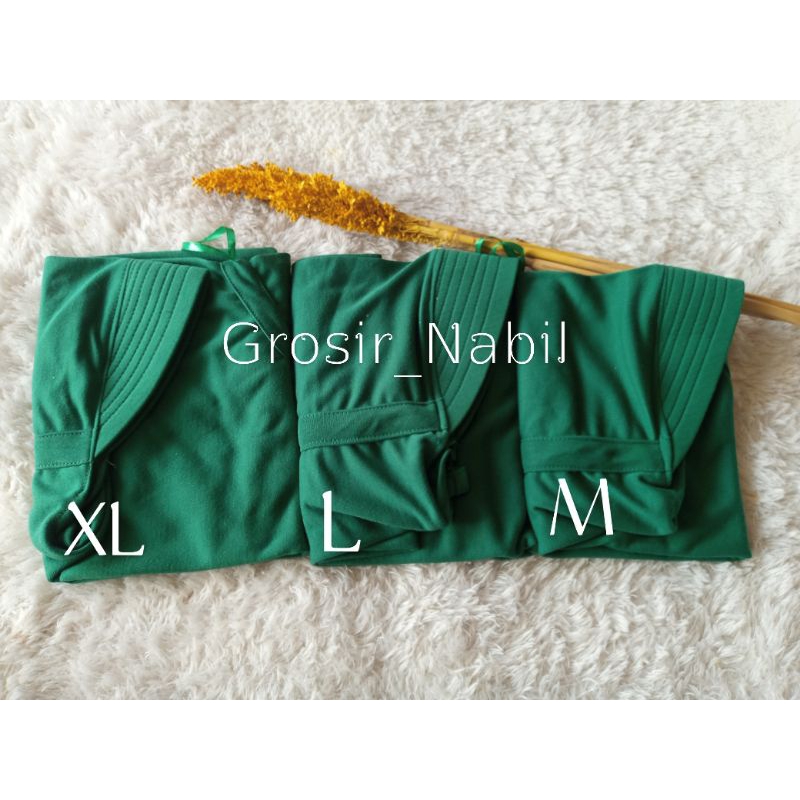 Jilbab Sekolah Innova Anak Hijau Botol MI Serut Tertutup TK SD SMP SMA
