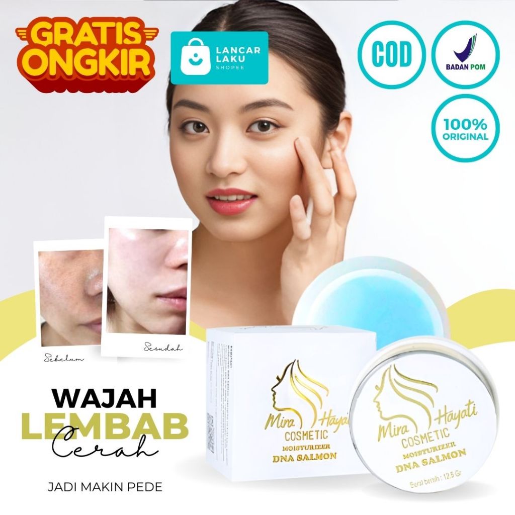 [BPOM] Dna Salmon Mira Hayati Skincare Mh Cosmetic Whitening Skin Original Mirahayati Cream Pemutih Wajah