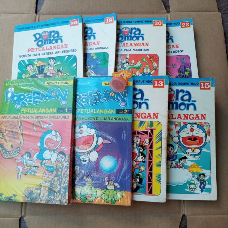 (cabutan oneshot) doraemon petualangan 1, 2, 13, 15, 16, 19, 20, 22 - fujiko f fujio - komik anak