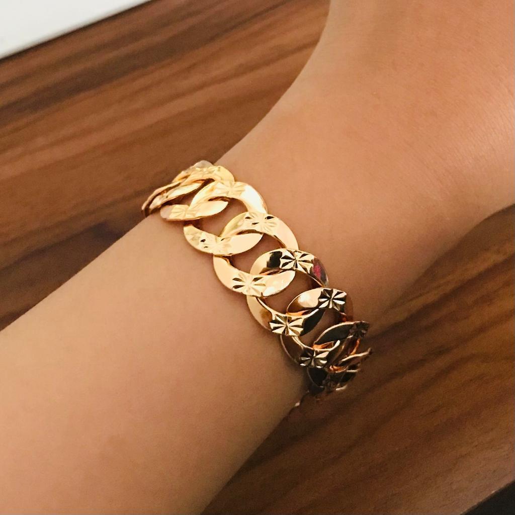 Gelang Tangan Rantai Gold Xuping Jewerly Untuk Remaja & Dewasa A50841 Kekinian