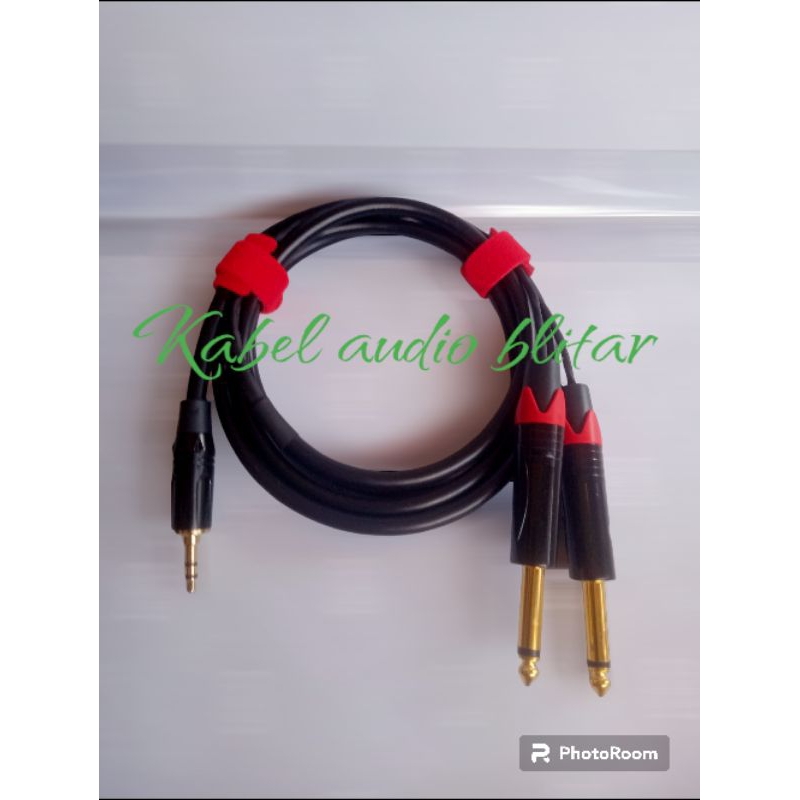 Jack hp ke mixer...Jack mini 3,5mm to Jack Akai...