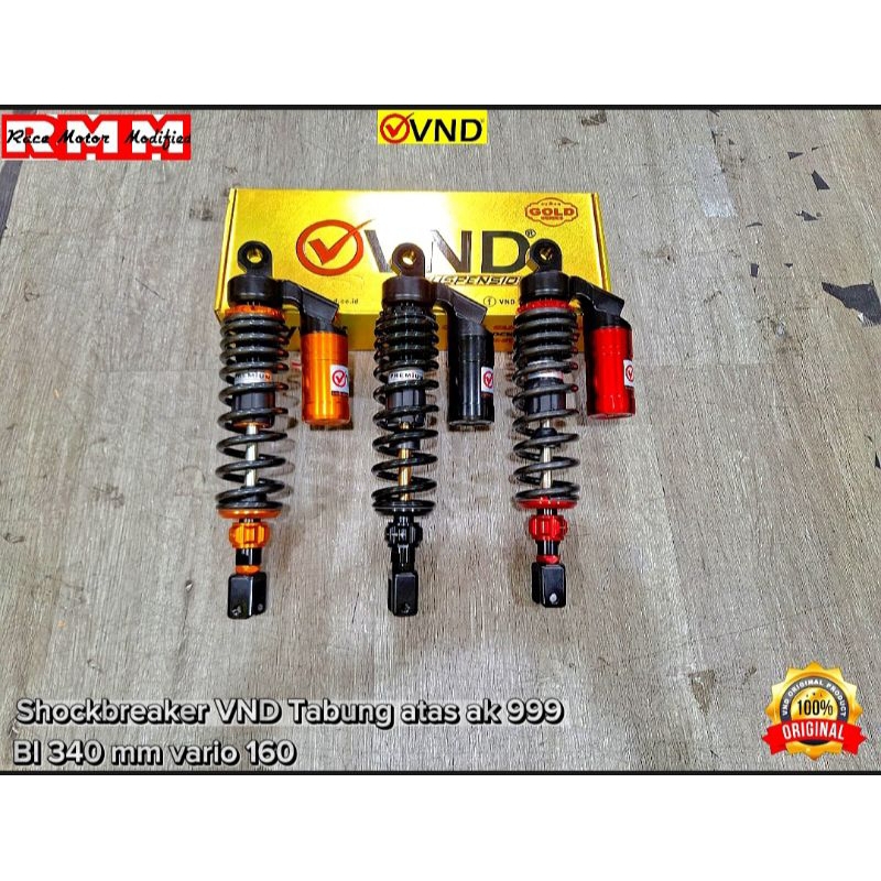 Shockbreaker VND tabung atas ak 999 Bl 340 mm vario 160