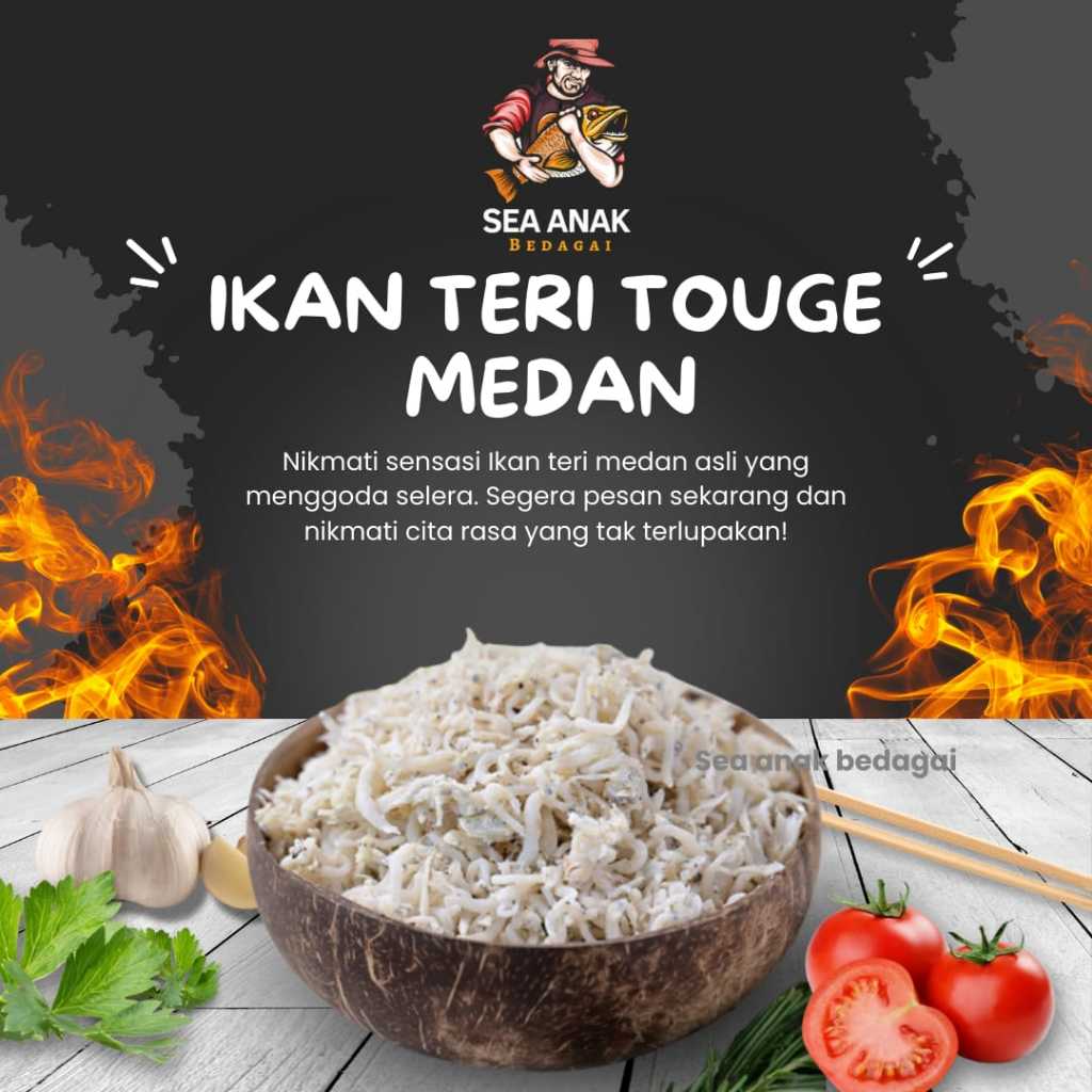 

250 GR IKAN TERI TOGE ASLI MEDAN BERAT | IKAN TERI SUPER KUALITAS GRADE A