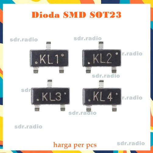 BAT54C Dioda 200mA 30v smd Schottky barrier diode BAT54 KL3 sot-23