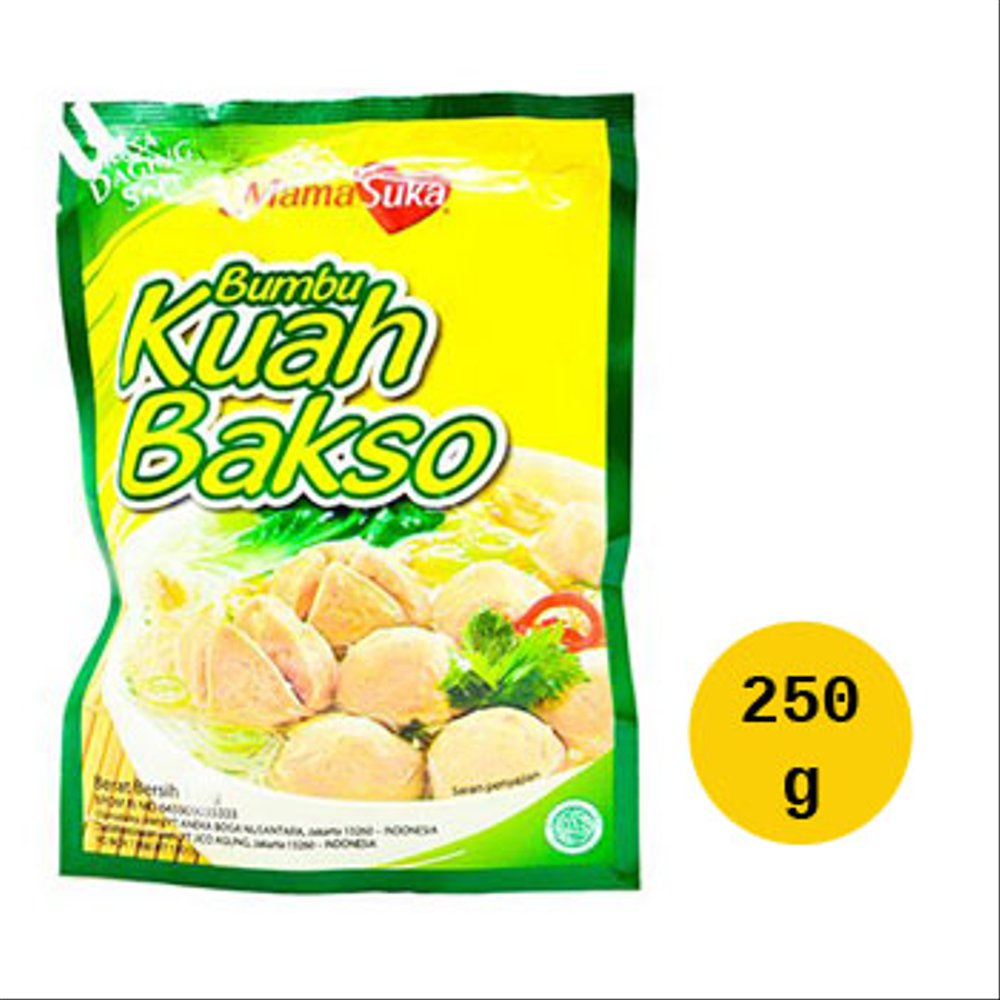 

Mamasuka Bumbu Kuah Bakso 250 g | BPOM RI ✅