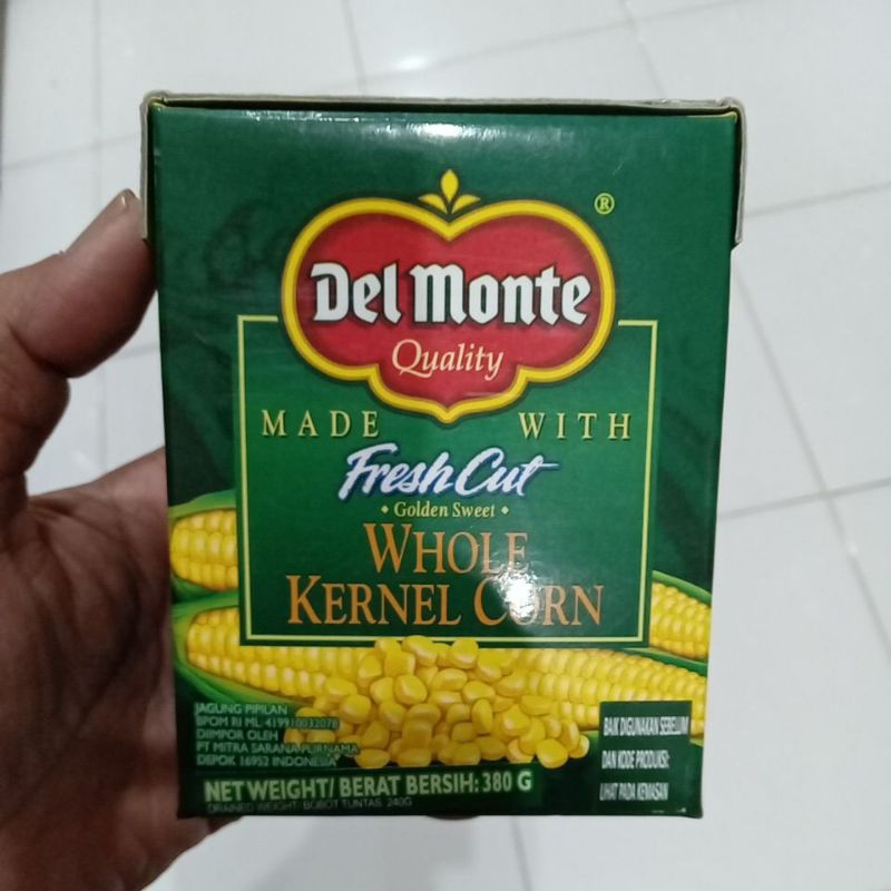 

Mahbubah - Del Monte 380 g Whole Kernel Corn / Jagung Pipilan Box