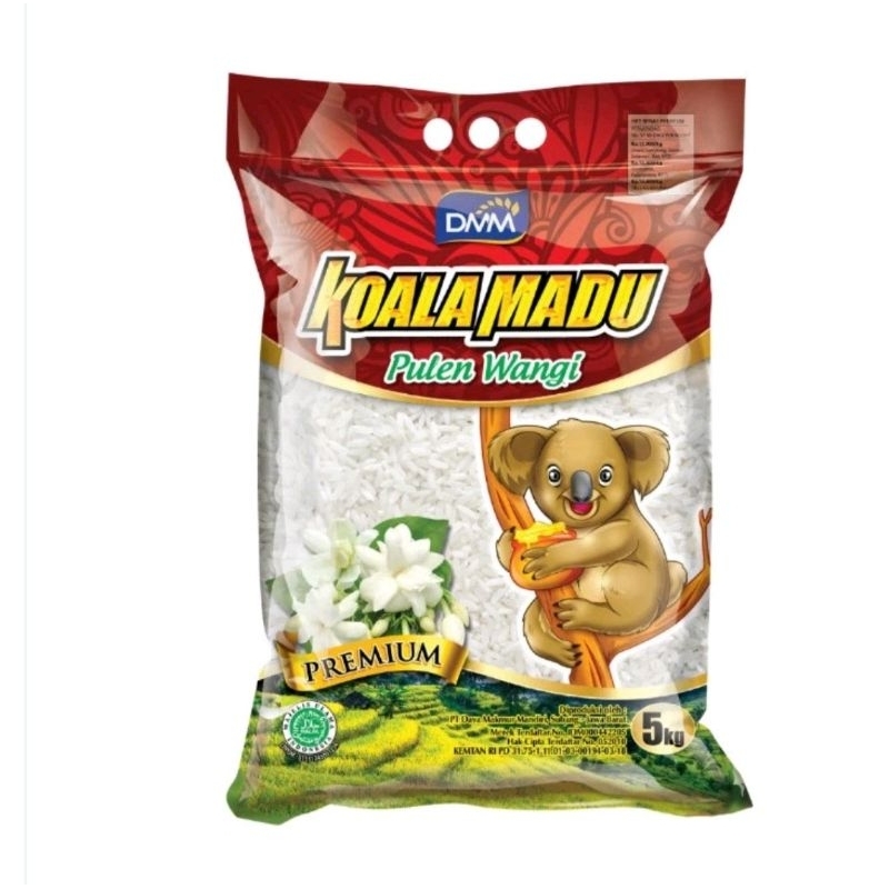 

Beras Koala Madu Pulen Wangi Premium 5kg