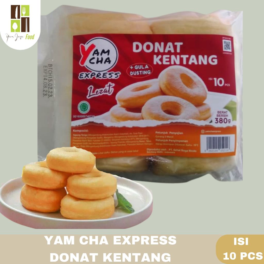 

Yam Cha Express Donat Kentang isi 21 pcs / isi 10 pcs / Rasa Coklat ( 21 pcs )