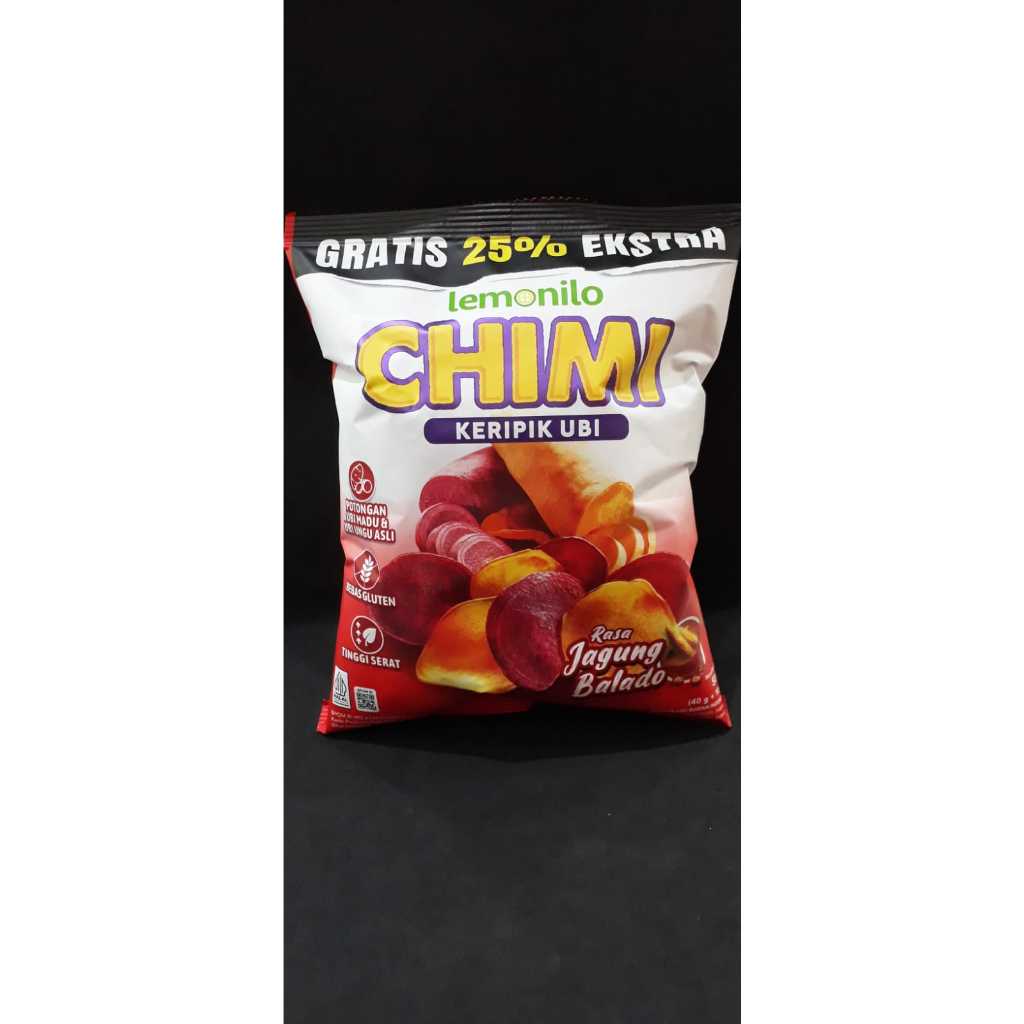 

LEMONILO CHIMI KERIPIK UBI RASA JAGUNG BALADO 40GR