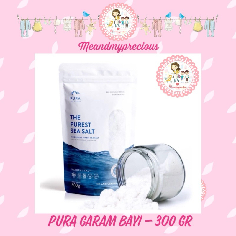 

MMP - PURA PUREST SEA SALT 300GR - Garam laut organik natural garam mpasi garam bayi garam baby salt