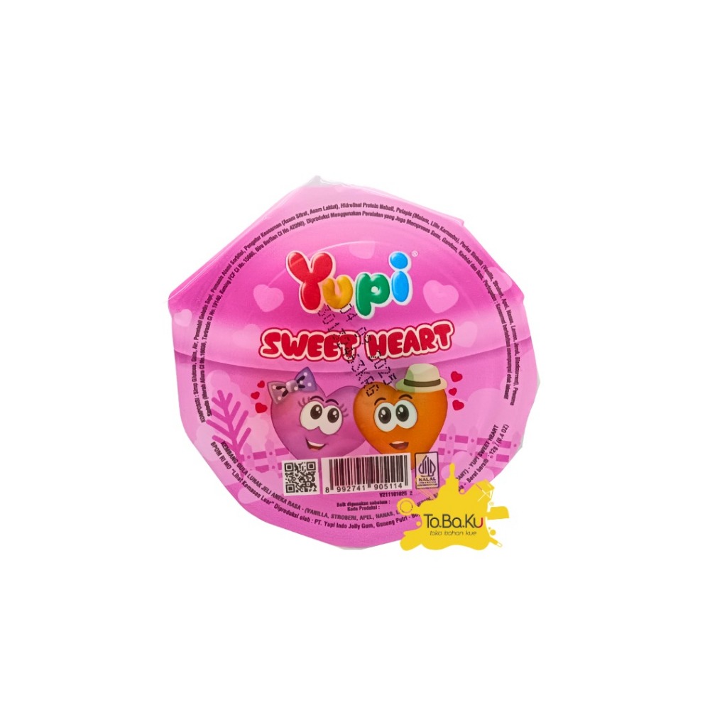 

Yupi Sweet Heart kemasan 14gr