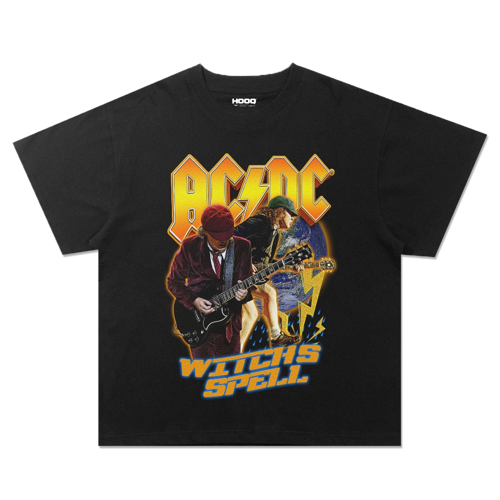 [ORI] KAOS VINTAGE BAND ACDC - MERCH / UNISEX / OVERSIZE / COD / T-SHIRT VINTAGE ACDC