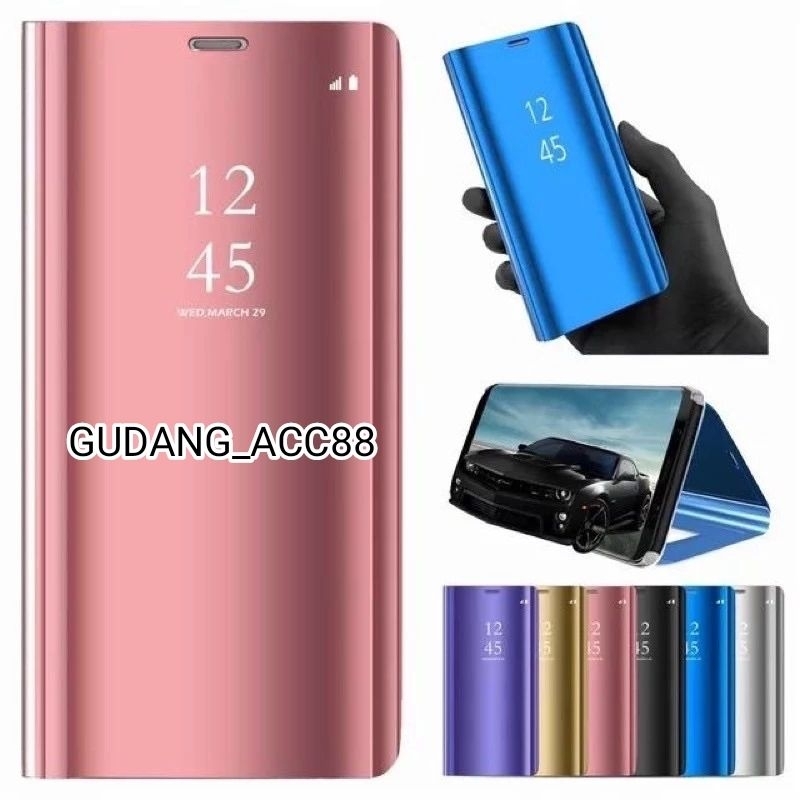 VIVO V15 PRO V17 PRO V19 V20 V20SE V21E V21 4G 5G Flip Smart Mirror Clear Case Standing Cover