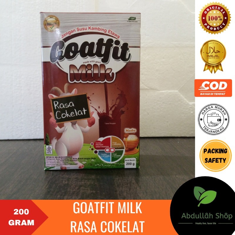 

GOATFIT MILK Susu Kambing Etawa Bubuk Plus Madu Rasa Cokelat