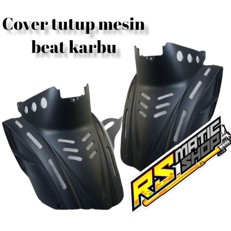 COVER TUTUP MESIN HONDA BEAT KARBU CUSTOM ORIGINAL