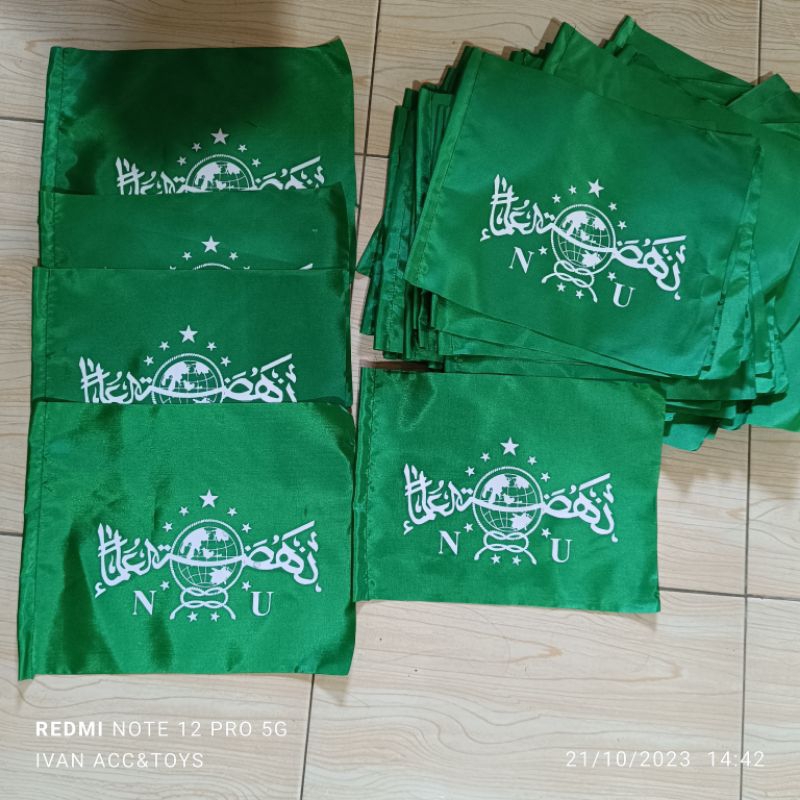 grosir bendera NU mini 20 pcs termurah ( tanpa stik bambu)