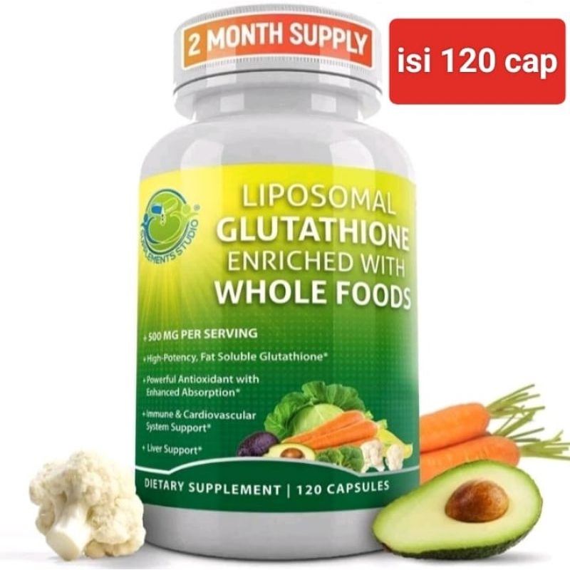 L-GLUTATHIONE-Liposomal Glutathione 50mg isi 120