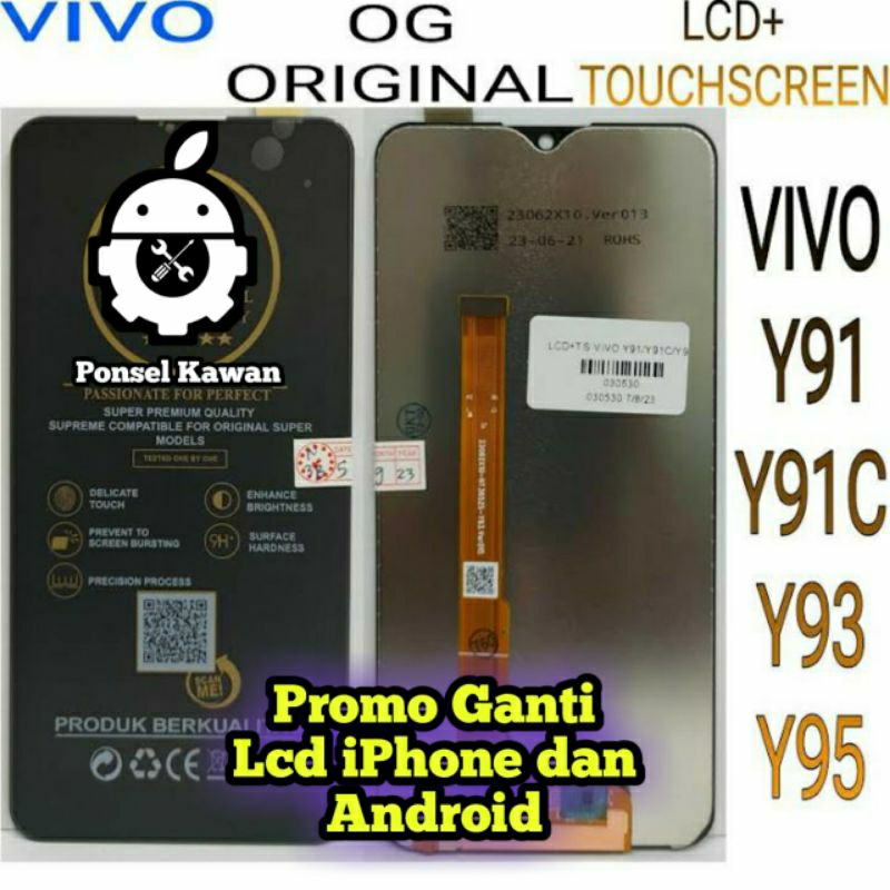 Promo Ganti Lcd Vivo Y91/Y91C/Y93/Y95