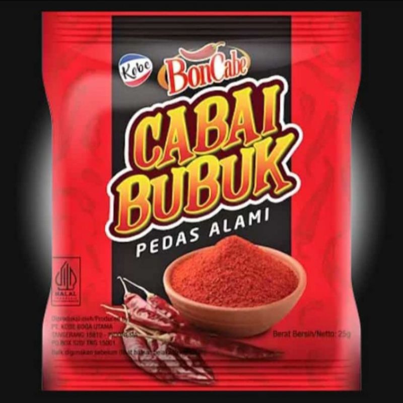 

Boncabe Cabai bubuk 25gr /Renceng (10pcs )