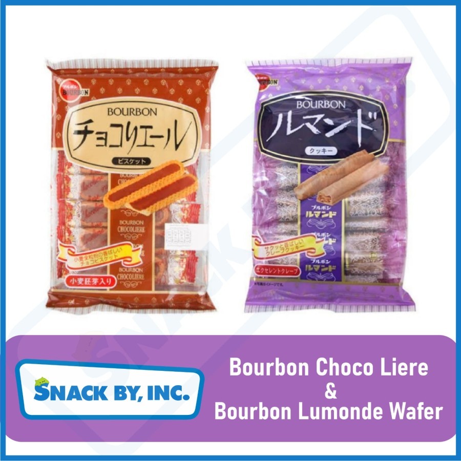 

Bourbon Choco Liere / Lumonde Wafer - Snack Jepang Cokelat