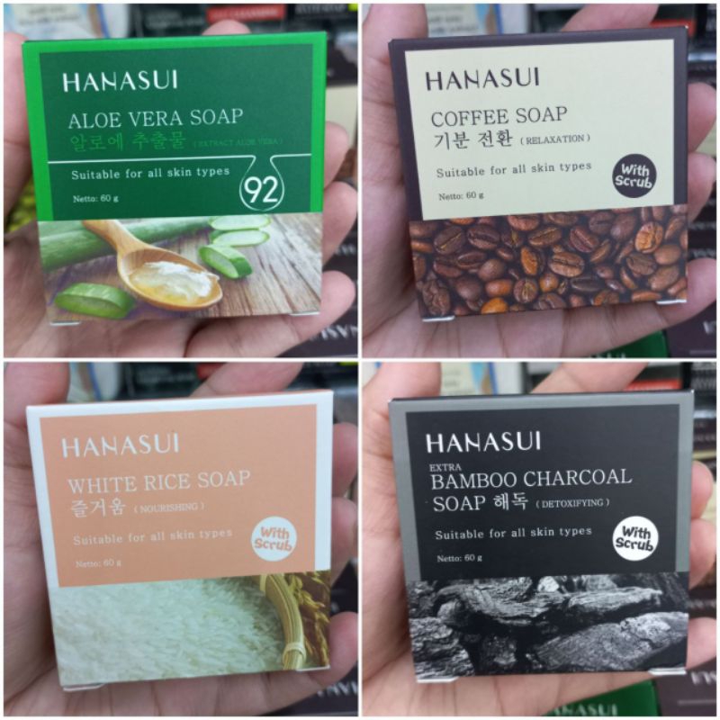 Hanasui soap series - sabun hanasui 60gr