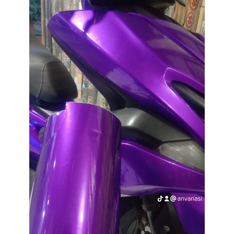 STIKER SKOTLET MOTOR MOBIL SKOTLET PINK MERAH TERANG HIJAU DAUN HIJAU UNGU PUTIH KUNING LEMON GLOSSY