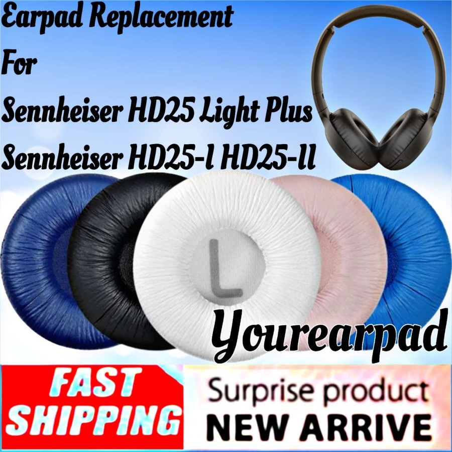 Earcup Foam Earpad Cushion Sennheiser HD25 HD 25 Plus Light