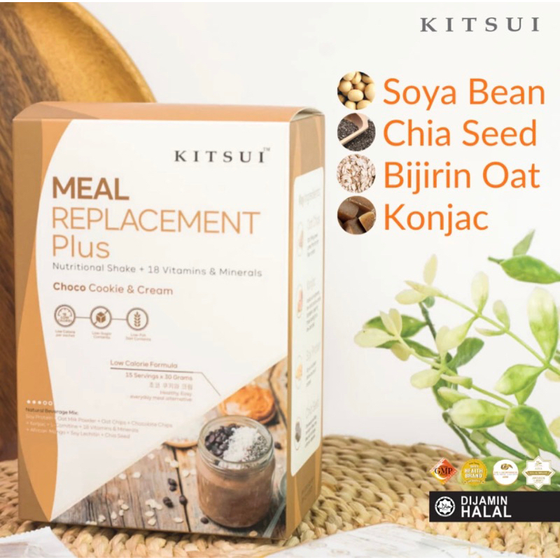 

KITSUI Meal Replacement Plus KMRP Chocolate Chip Flavour