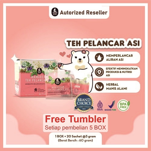 

MAMA BEAR TEH PELANCAR ASI / ASI BOOSTER / PELANCAR ASI