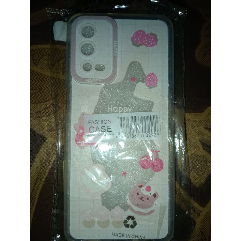 CASE HP OPPO (Oppo A55) (Oppo A74) (Oppo A3s) , Case Bening Boneka, Case Hijau Polos, Case Hitam Kup